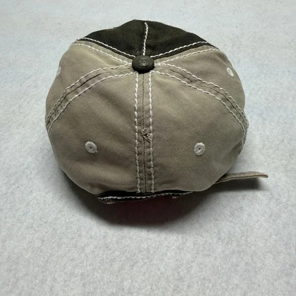 True Religion TRBJ CA 1956 Hat Vintage Y2K Distressed Contrast Stitch Strapback - Picture 5 of 11